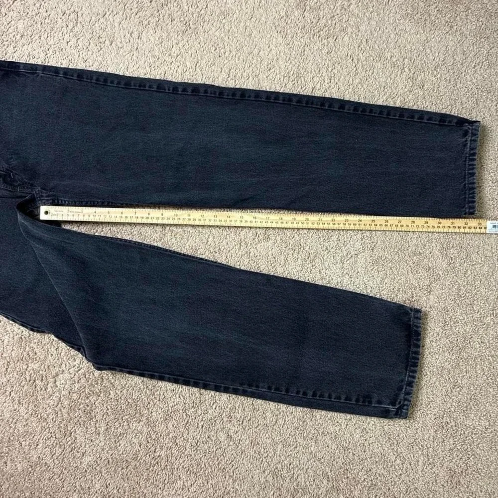 Levi's 550 Relaxed Fit Washed Black Jeans Size 33x34 Baggy Skater Grunge Western